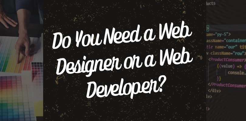 Web Designer or a Web Developer